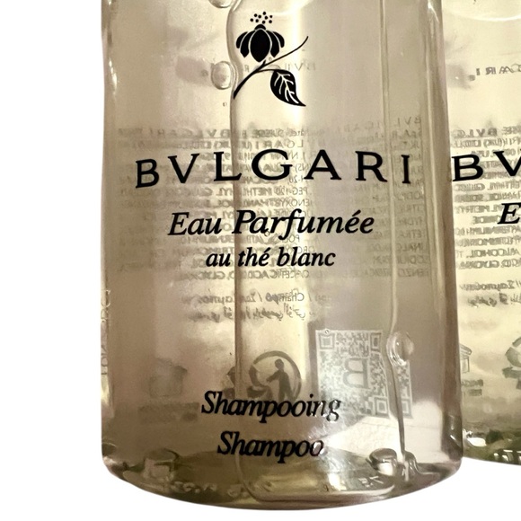 BVLGARI Eau Parfumée au Thé Blanc Shampoo Set of 3 White Tea 75ml NEW - Picture 8 of 11